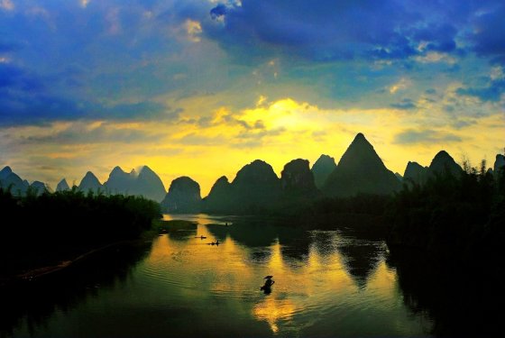 夢(mèng)幻的東方山水